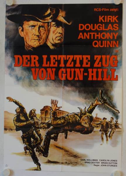 Last Train from Gun Hill re-release german movie poster